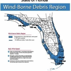 wind borne debris region